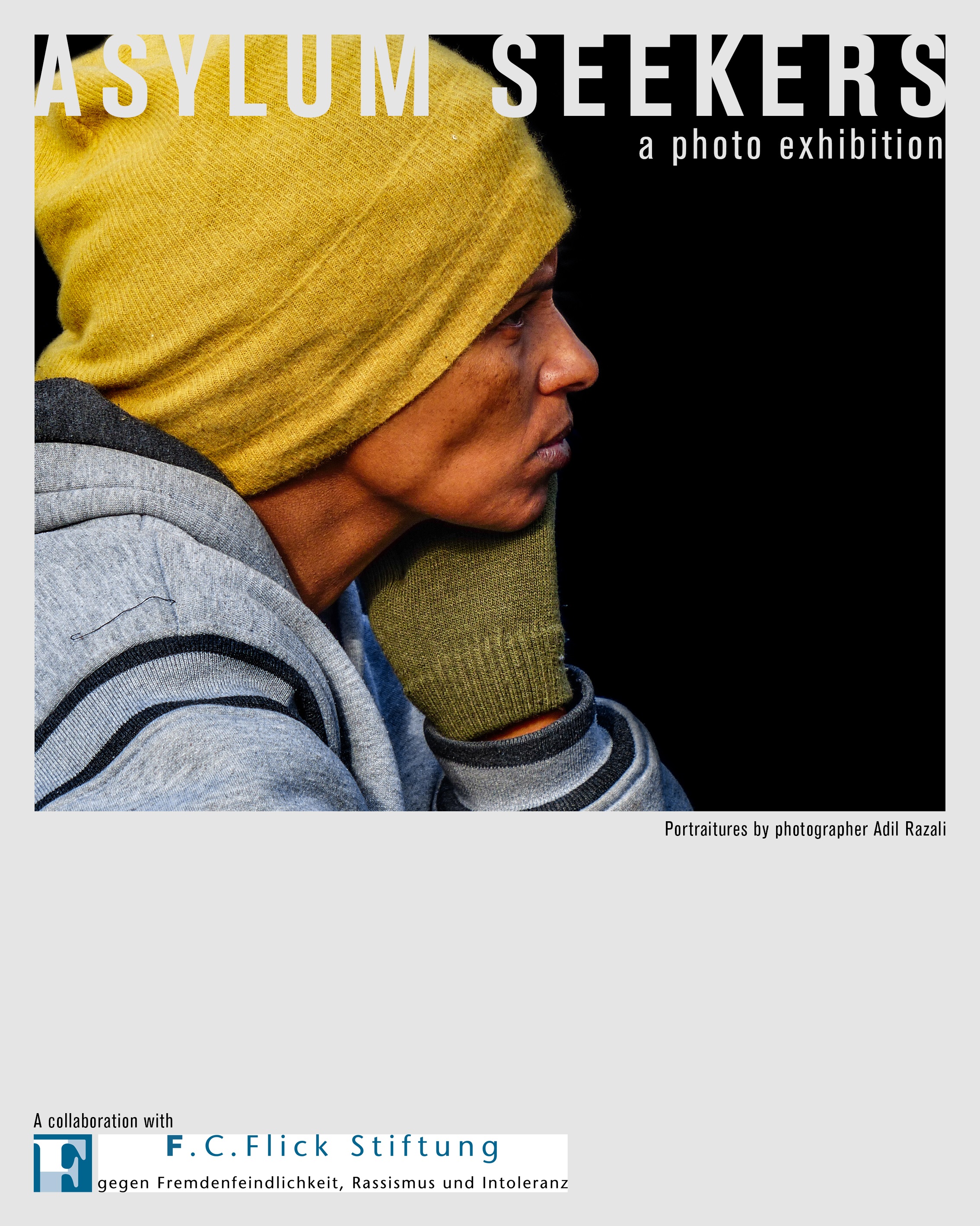 Fotoausstellung: Adil Razalis “Asyslum Seekers” in den Räumen der F.C. Flick Stiftung