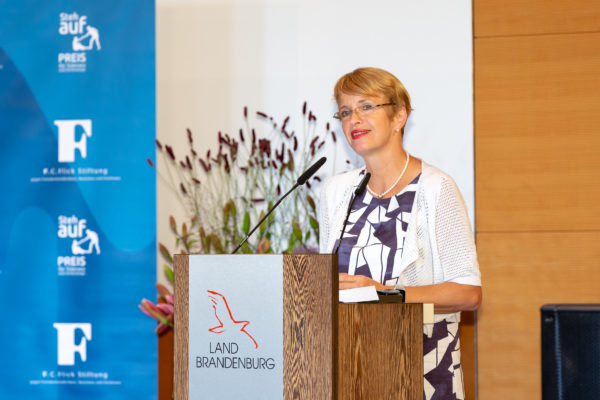 Ministerin für Wissenschaft, Forschung und Kultur des Landes Brandenburg, Dr. Martina Münch