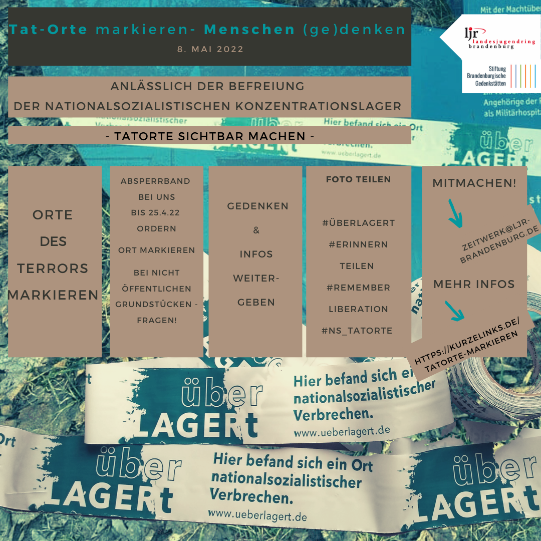 Ankündigung: Tat-Orte markieren- Menschen (ge)denken am 8. Mai 2022