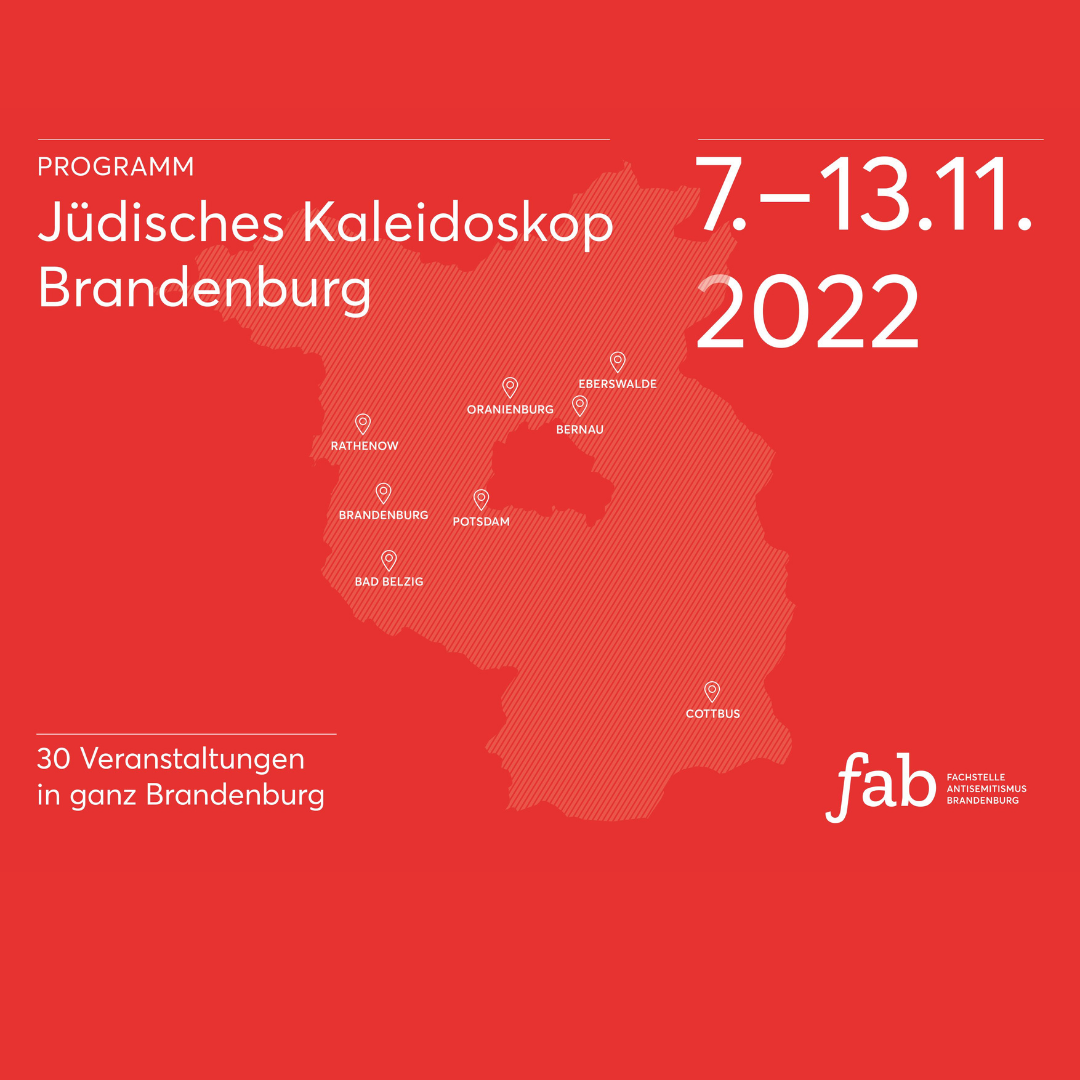 Start der landesweiten Themenwoche: „Jüdisches Kaleidoskop Brandenburg“