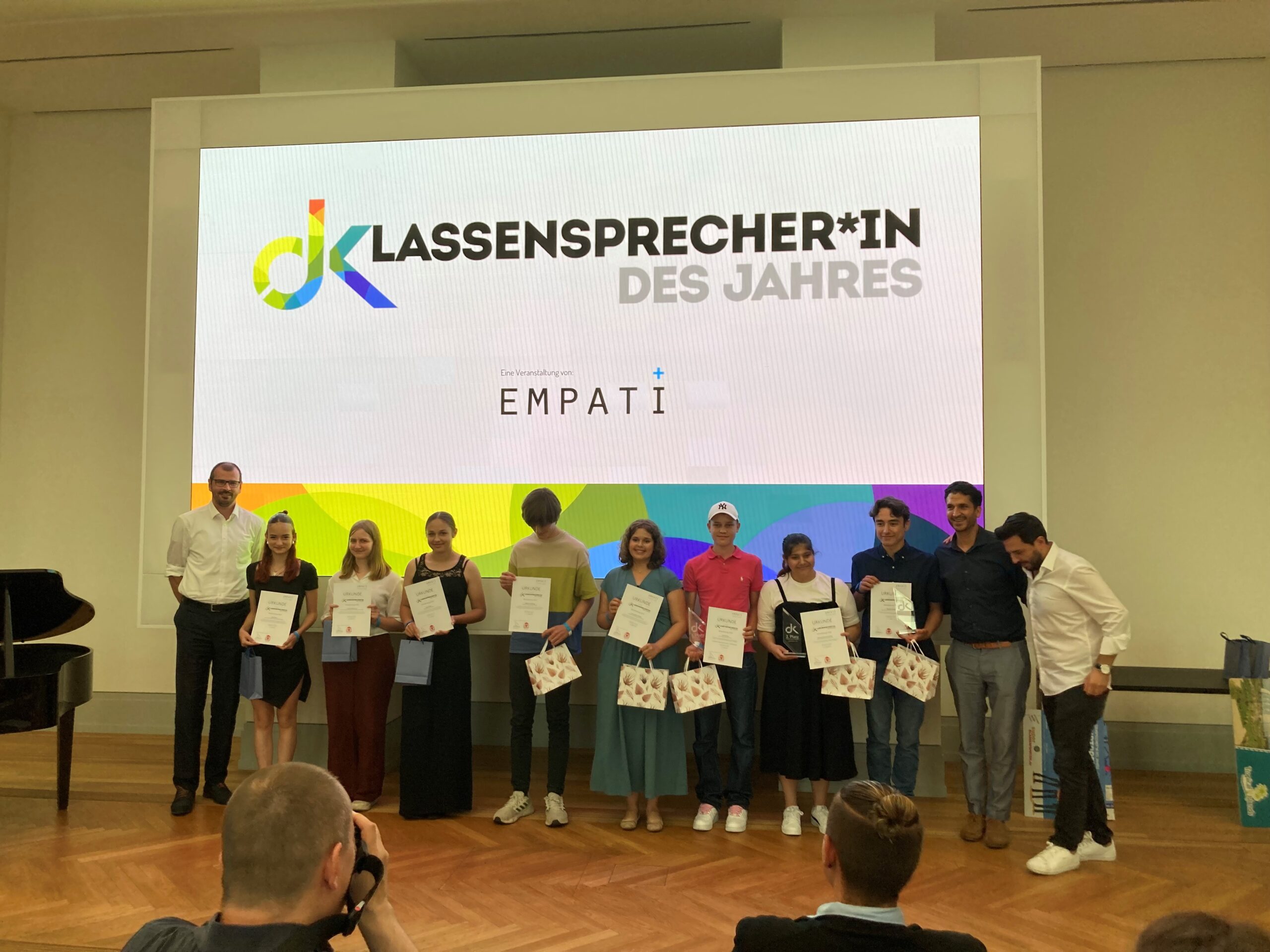 Klassensprecher*in des Jahres 2024 Brandenburg gewählt
