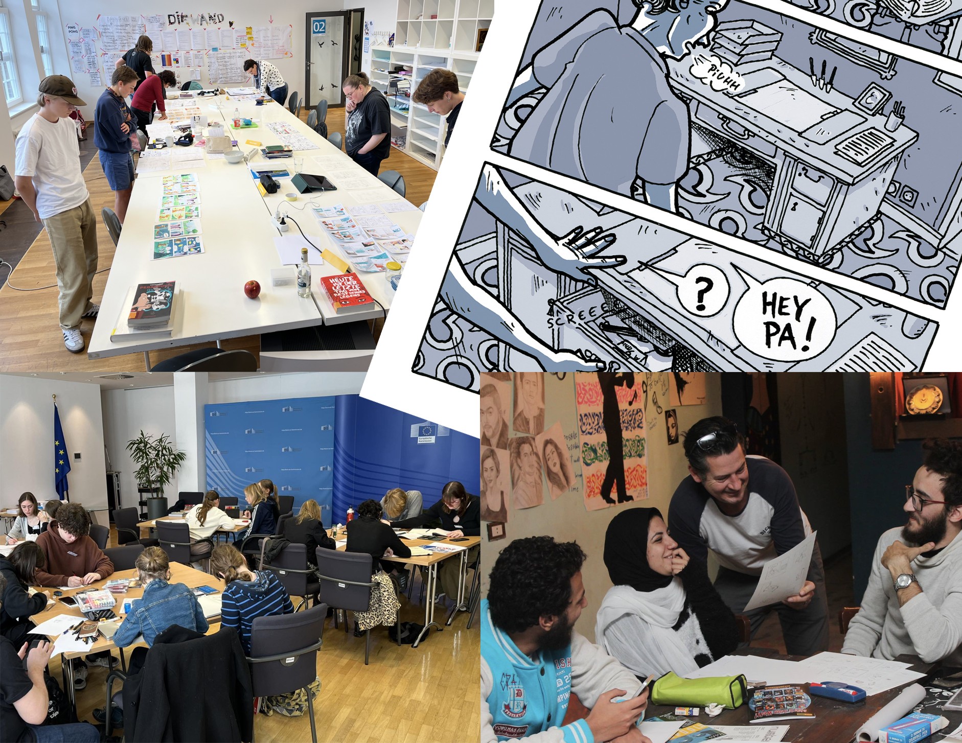 14. November 2025, 19 Uhr: Film & Workshop “MASEL TOV COCKTAIL” + 22. oder 23. November 2025: COMIC-WORKSHOP mit Titus Ackermann